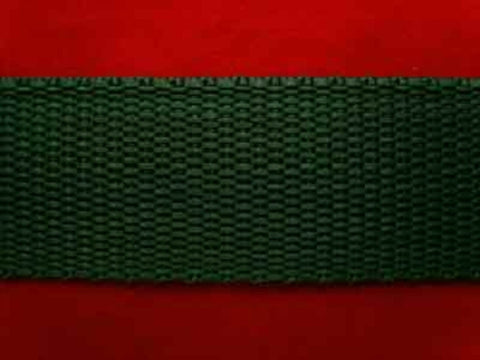 WEB20 25mm Forest Green Polypropylene Webbing - Ribbonmoon