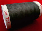 GT701-500MTR Gutermann Polyester Sew All Thread Colour 701 Smoke Grey - Ribbonmoon