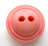 B5769 19mm Coral Rose Very Chunky Soft Sheen 2 Hole Button - Ribbonmoon