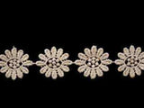 DT56 25mm Bridal White Daisy Lace Trim - Ribbonmoon