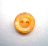 B13260 12mm Tonal Golden Yellow 2 Hole Button with an Iridescence - Ribbonmoon