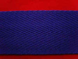 VTAPE27 38mm Royal Blue Acrylic V Tape Webbing - Ribbonmoon