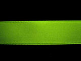 R0818 13mm Bright Lime Green Single Faced Satin Ribbon by Offray - Ribbonmoon