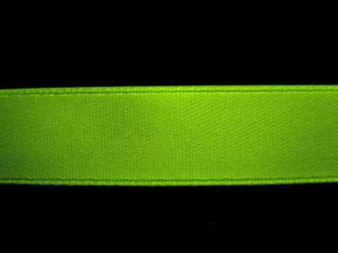 R0818 13mm Bright Lime Green Single Faced Satin Ribbon by Offray - Ribbonmoon
