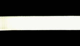 E119 13mm Ivory Thick Satin Faced Strapping Elastic