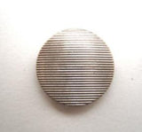 B16149 15mm Gilded Dull Silver Poly Textured Shank Button - Ribbonmoon