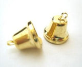 BELL10 10mm Gold Metal Liberty Bell - Ribbonmoon