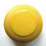 B12183 22mm Dusky Buttercup High Gloss Shank Button, Matt Rim - Ribbonmoon