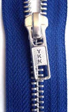 Z4768 25cm Royal Blue YKK Metal Teeth No.5 Open End Zip - Ribbonmoon