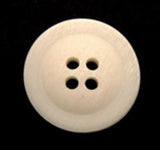 B10052 18mm Ivory Matt 4 Hole Button - Ribbonmoon