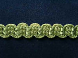 FT623 9mm Pale Khaki Green Viscose Shimmery Braid Trimming