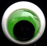 TM47 Green and White Wobbly Eye for Teddy Bear, Toymaking Etc