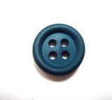 B15763 13mm Deep Jade Green Matt 4 Hole Button - Ribbonmoon