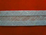 BB159 12mm Dusky Saxe Blue 100% Cotton Bias Binding - Ribbonmoon