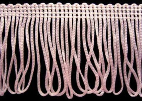 FT2213 52mm Baby Pink Looped Dress Fringe - Ribbonmoon