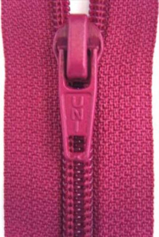 Z2644 58cm Raspberry Pink Nylon No.5 Open End Zip - Ribbonmoon