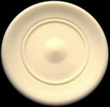 B10728 37mm Light Cream Button with a Hole Built into the Back - Ribbonmoon