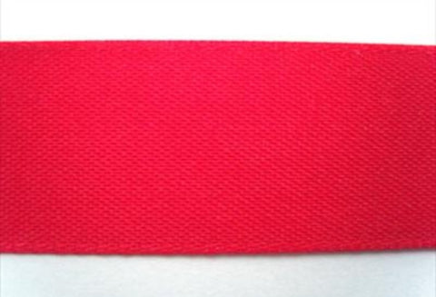 R7592 25mm Geranium Pink Rustic Taffeta Seam Binding by Berisfords - Ribbonmoon
