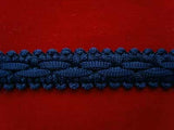 FT733 13mm Rich Navy Braid Trimming - Ribbonmoon