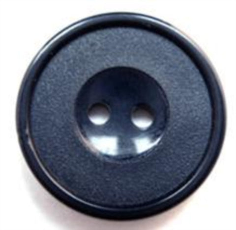 B16257 23mm Midnight Navy Matt and Gloss 2 Hole Button - Ribbonmoon