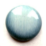 B11599 20mm Frosted Saxe Blue Glossy Shank Button - Ribbonmoon