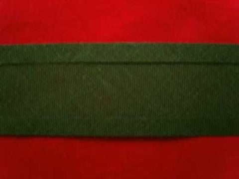 BB037 25mm Holly Green 100% Cotton Bias Binding Tape - Ribbonmoon