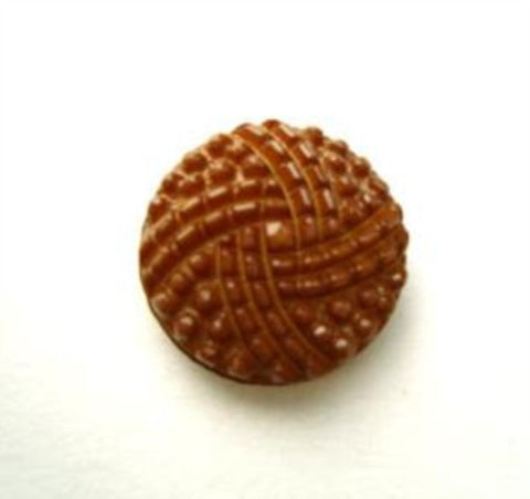 B15357 15mm Fawn Brown Textured Shank Button - Ribbonmoon