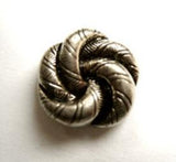 B12797 17mm Antique Silver Gilded Poly Shank Button - Ribbonmoon