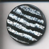 B6245 38mm Shimmery Tonal Black and Grey Textured Shank Button - Ribbonmoon