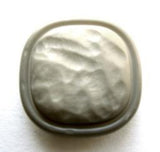 B8406 10mm Grey Chunky Button with a Hole Built into the Back - Ribbonmoon
