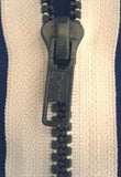 Z3110 15cm Polar White Closed End Zip,Plastic Chunky Teeth No.6 - Ribbonmoon