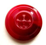 B8613 19mm Tonal Claret High Gloss 4 Hole Button - Ribbonmoon