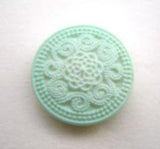 B14627 18mm Tonal Pale Aqua Textured Shank Button - Ribbonmoon
