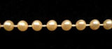 PT134 4mm Cream Strung Pearl / Bead String Trimming - Ribbonmoon