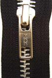 Z4344 36cm Black YKK Metal Teeth No.5 Open End Zip - Ribbonmoon