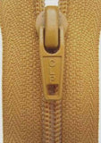 Z3218 59cm Mustard Nylon No.5 Open End Zip - Ribbonmoon