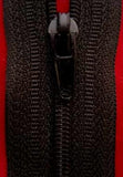 Z1066 20cm Black Nylon No.3 Closed End Zip - Ribbonmoon
