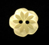 B15628 17mm Primrose Flower Shape Polyester 2 Hole Button - Ribbonmoon