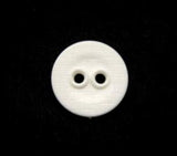 B15598 13mm Brilliant White Lightly Textured Linen Effect 2 Hole Button - Ribbonmoon