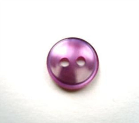 B17745 11mm Pale Purple Polyester Shirt Type 2 Hole Button - Ribbonmoon