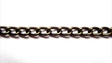 CHAIN04 5.5mm Antique Bronze Coloured  Rust Proof Metal Chain