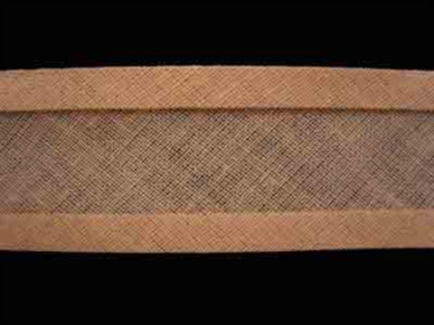 BB274 25mm Peach 100% Cotton Bias Binding Tape - Ribbonmoon