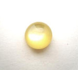 B7376 11mm Misty Yellow Tint Pearlised Half Ball Shank Button - Ribbonmoon