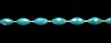 PT18 3mm Turquoise Iridescent Strung Pearl / Bead String Trimming - Ribbonmoon
