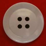 B4730 23mm Dove Grey High Gloss 4 Hole Button - Ribbonmoon