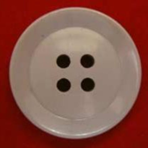 B4730 23mm Dove Grey High Gloss 4 Hole Button - Ribbonmoon
