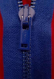 Z2255 60cm Dark Royal Blue Metal Teeth No.3 Open End Zip - Ribbonmoon