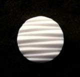 B12942 18mm White Textured Shank Button - Ribbonmoon