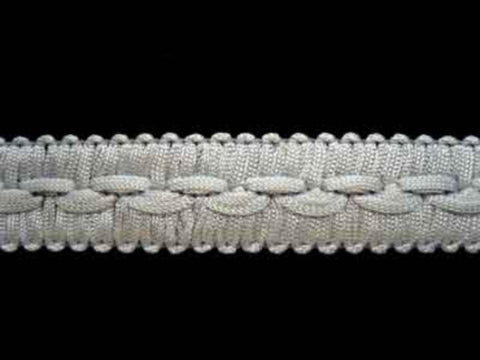 FT302 19mm Pale Grey Braid Trimming - Ribbonmoon