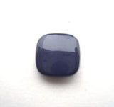 B15033 11mm Deep Moonlight Blue High Gloss Shank Button - Ribbonmoon